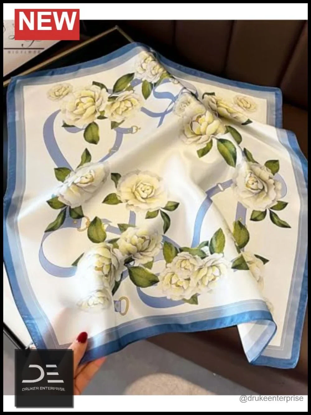 Satin Bandanas Head Scarf for Women Lightweight Fashion Wrap Hair Scarf